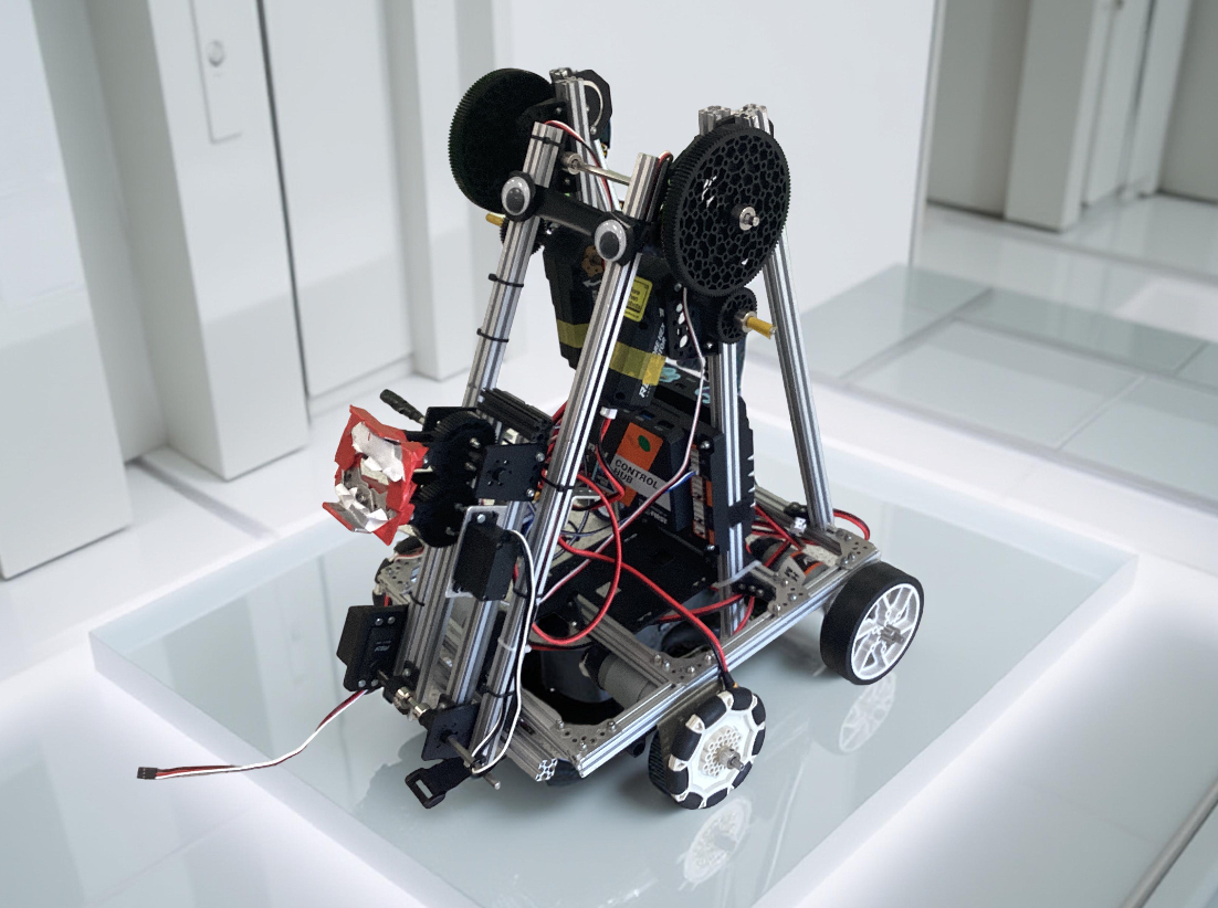 Close-up of Team Bob robot